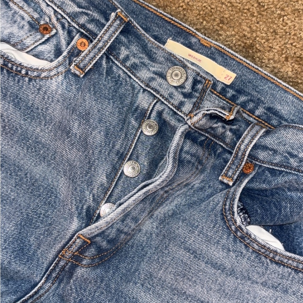 Women's Blue Denim Ankle Jeans